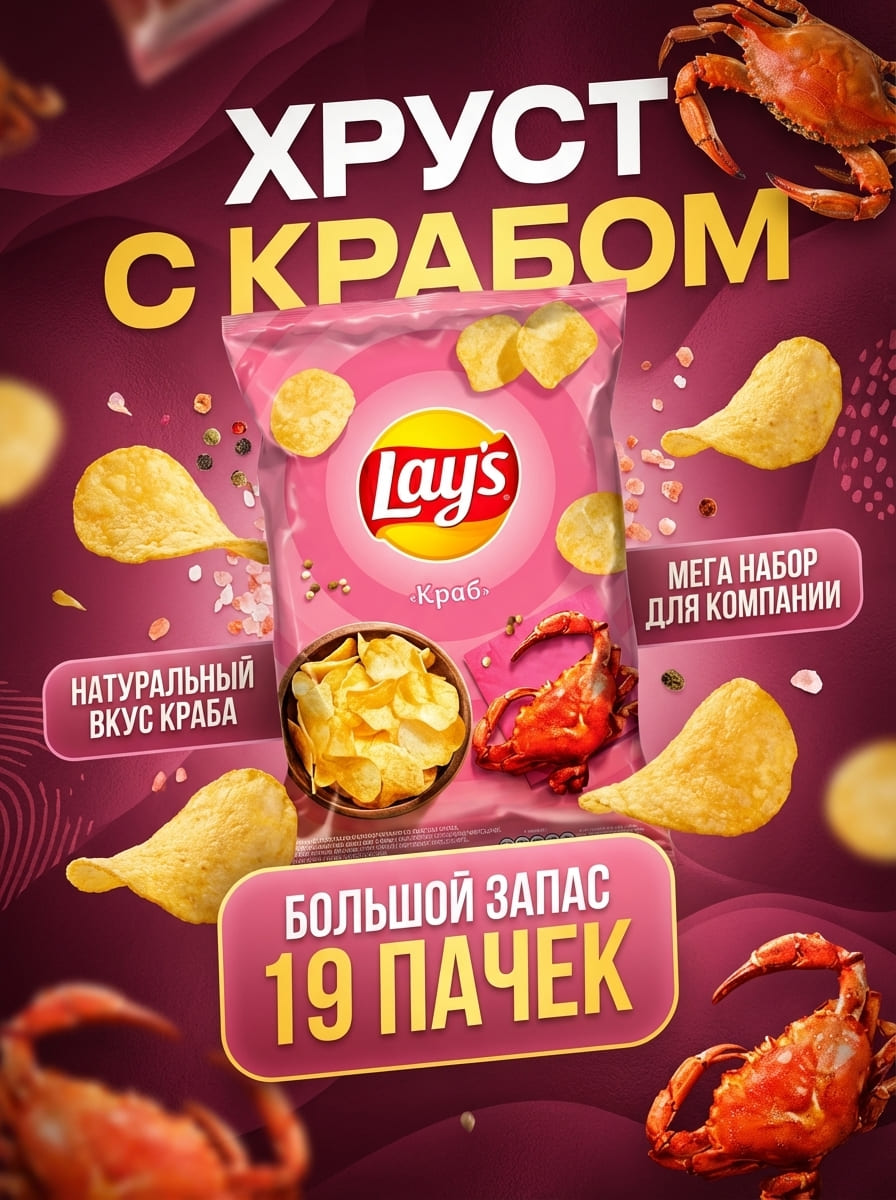 До: Чипсы Lay's